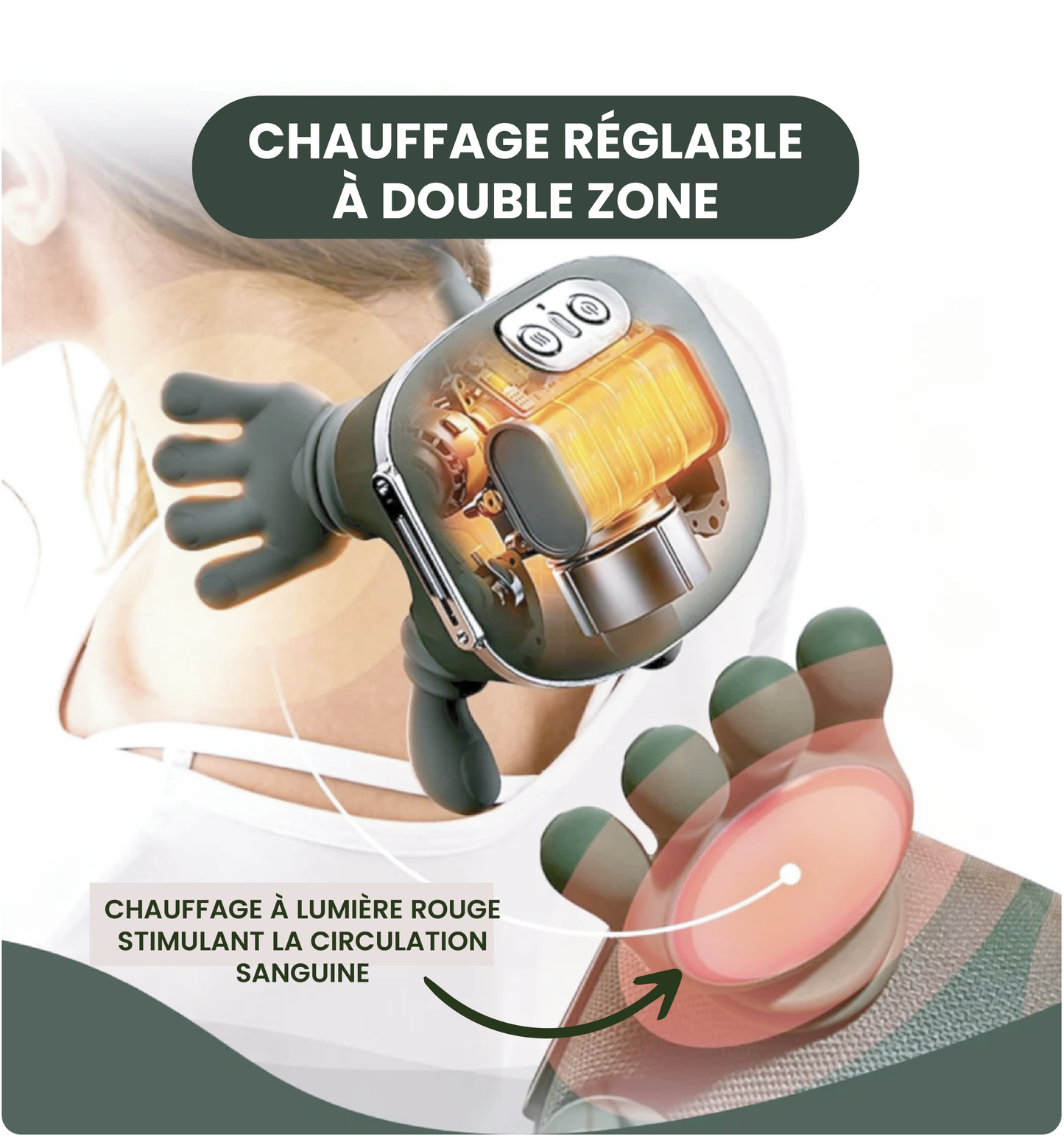 Appareil de Massage manuelle à Chaleur™